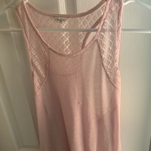 Light pink tank top shirt